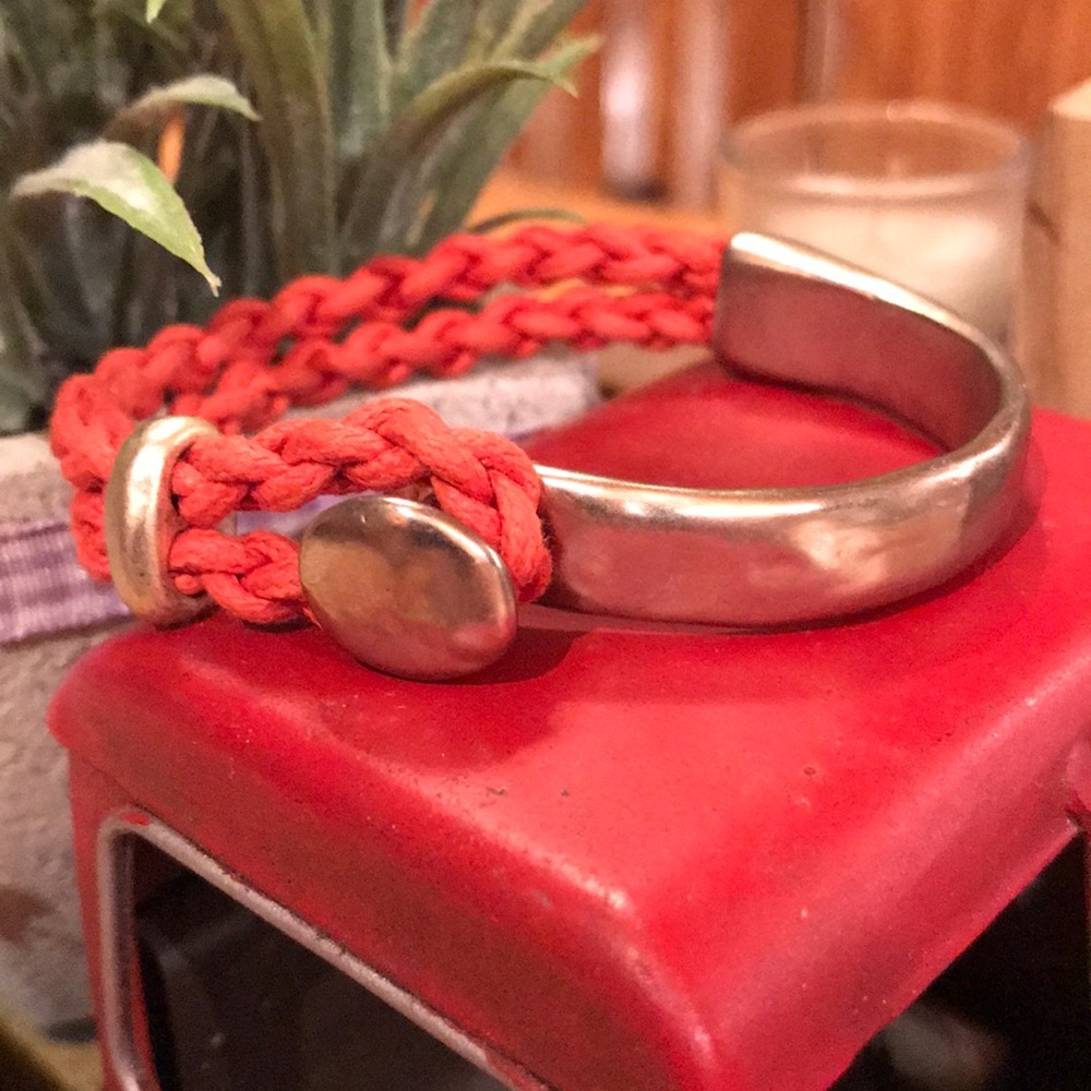 Karma Bella beautiful orange and gold bracelet!
